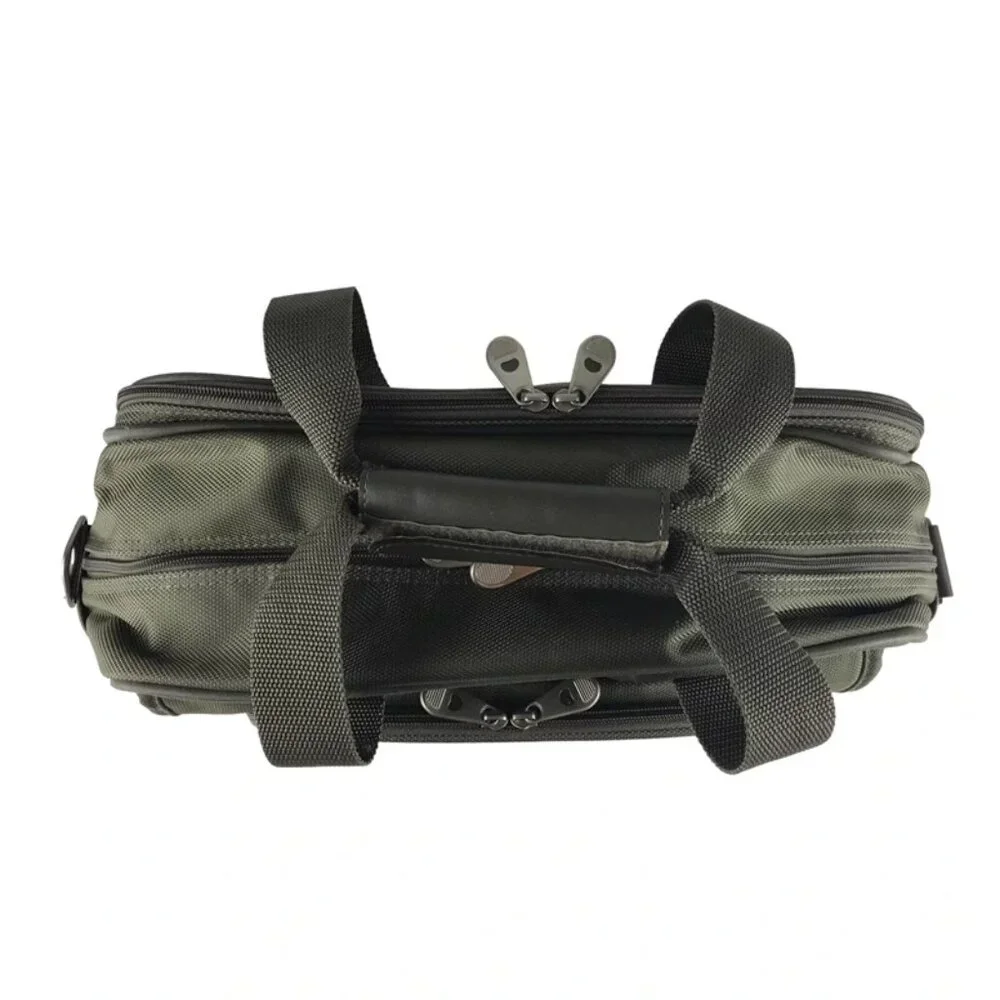 Delsey‎ Unisex Adults Green Outer Zip Pocket Double Top Handle Luggage Bag